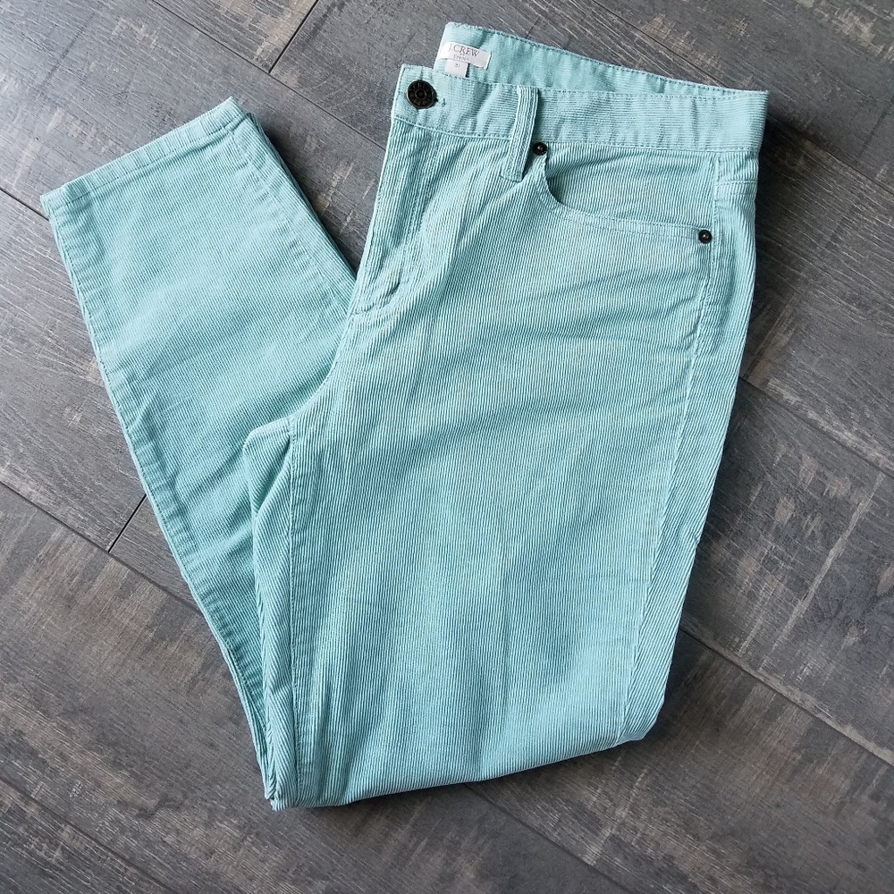 ☀️3/$25 J. Crew Mint Cotton Corduroy Ankle Pants